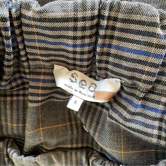 SEA New York Rowan Track pants pull on loose fit plaid workwear women’s RTR Sz 8 - Picture 8 of 11